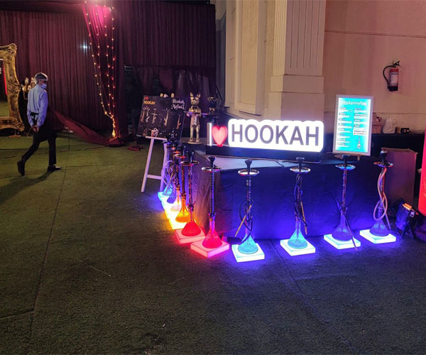 Luxury sheesha setup wedding event Delhi — Sheesha Paradise